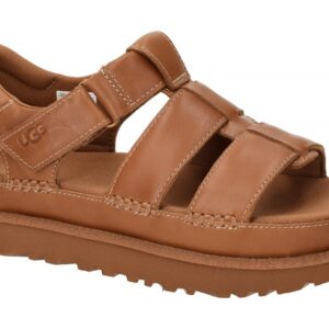 UGG 1154650 TAN Damen Sandalette GOLDENSTAR STRAP - Braun Tan Echtleder Flexibel