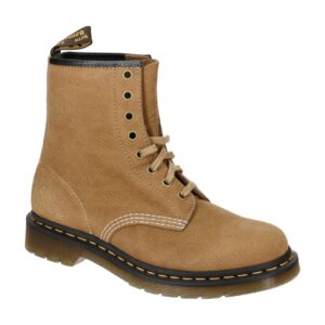Dr. Martens 1460 Damen Stiefeletten Savannah Tan Nubuck Leder Gummisohle Bloc...