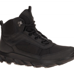 Ecco 82037451052 MX Herrenstiefelette wasserdicht schwarz/grau