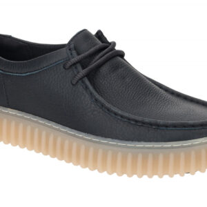 Clarks 26176216 7 Torhill Lo Herrenschuhe navy Leder Mesh Sohle Gummisohle be...