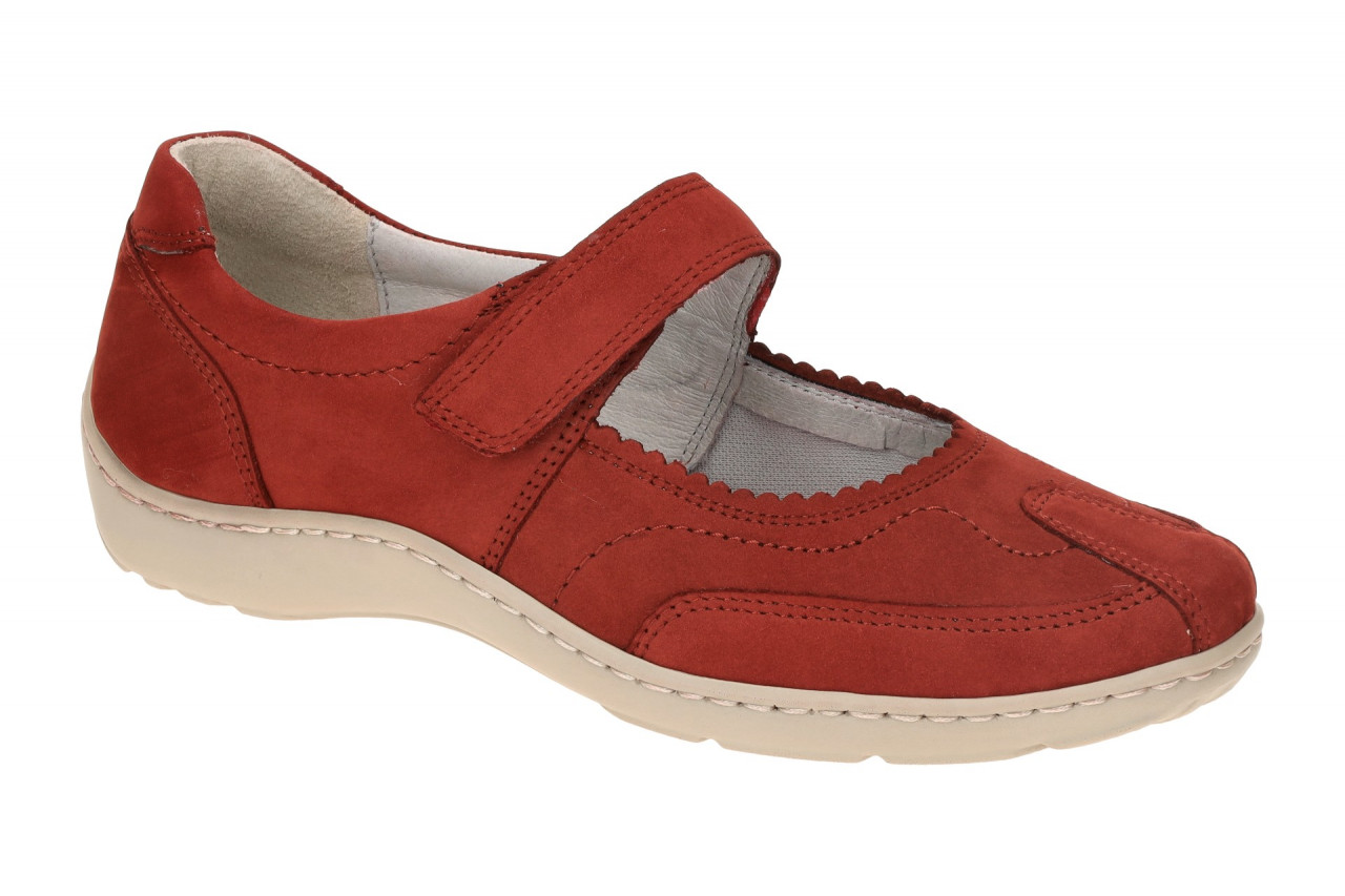 Waldl?ufer 496302 HENNI Damen Ballerina rot cherry (LS hell) extra leicht & f... 1 Waldl?ufer 496302 HENNI Damen Ballerina rot cherry (LS hell) extra leicht & f...