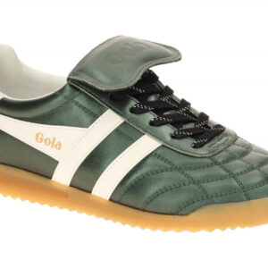Gola CLB575NW STADIUM 86 Damen Sneaker Gr?n Bottle Green/Off White - Echtlede...