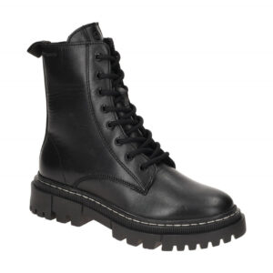 Tamaris 1-25276-41 003 Damen Stiefeletten Schwarz - Bequeme Lace Up Boots
