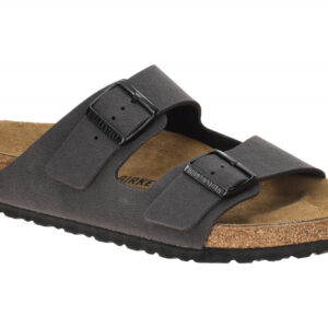Birkenstock Herren Pantolette 1032045 Arizona BS Grau velvet gray/black beque...