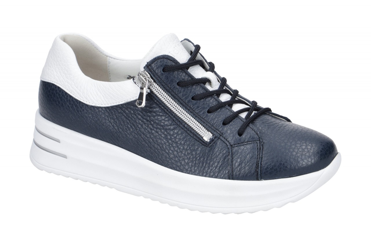 Waldl?ufer 755006 H-ARIANNA Damenschuhe Sneakers Blau/Wei? Extra Weit 1 Waldl?ufer 755006 H-ARIANNA Damenschuhe Sneakers Blau/Wei? Extra Weit