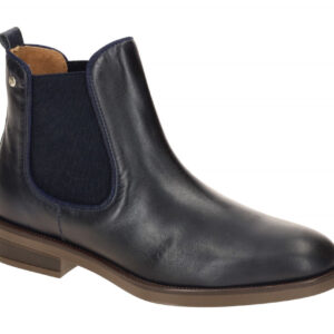 Pikolinos W3C-8594 PUERTOLLANO Damen Stiefelette Chelsea Boots Blau Echtleder...