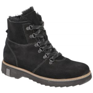 Waldl?ufer 911802 HITOMI Damen Winterstiefeletten schwarz Nubuck warm gef?ttert