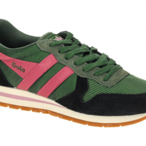 Gola Damen Sneaker CLA592NA Daytona Gr?n/Schwarz/Pink - Atmungsaktiv & Bequem