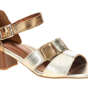ara 12-27606 11 RIVA-S Damen Sandalette Grau Platin Absatz 4,5cm Extra Weit