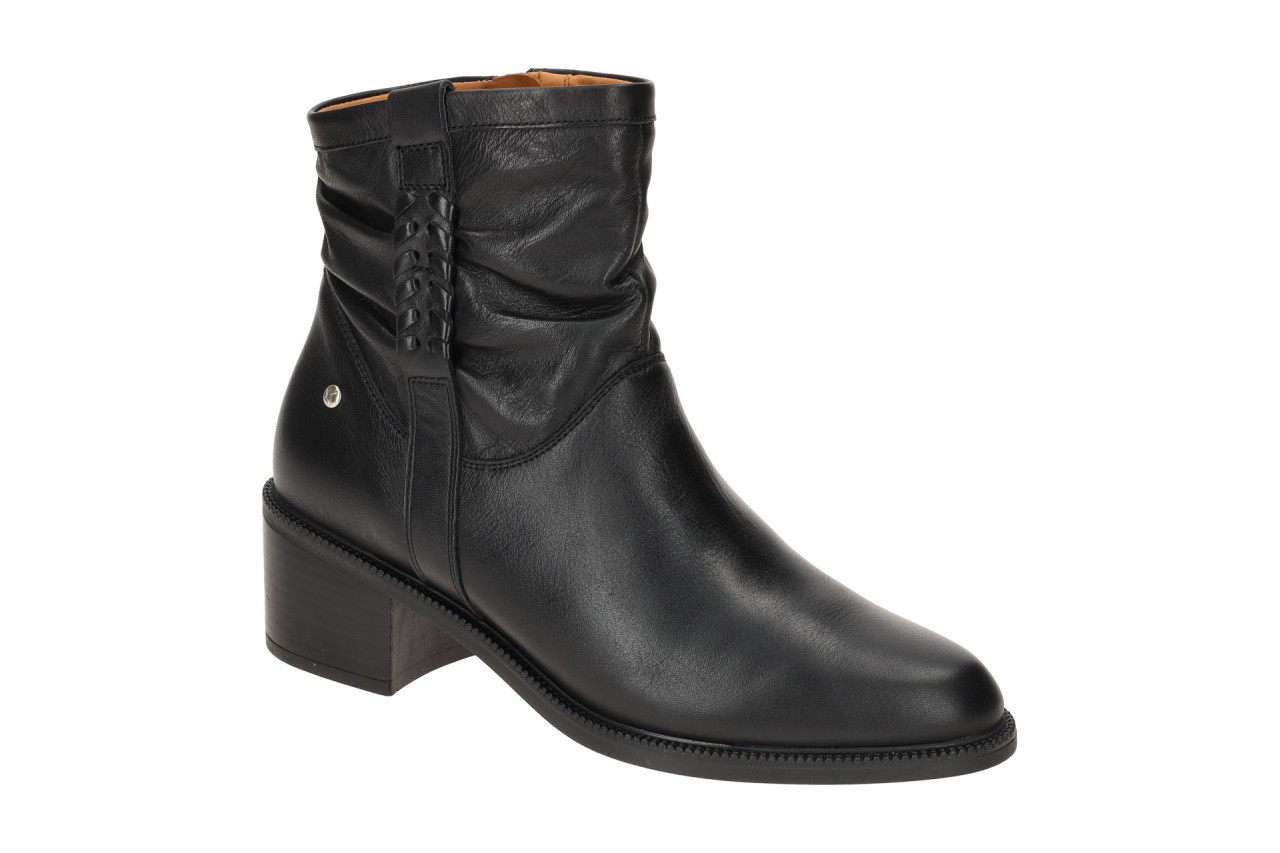 Pikolinos W2D-8891 Black Damen Stiefeletten BACAROT bequem mittlerer Absatz 4cm 1 Pikolinos W2D-8891 Black Damen Stiefeletten BACAROT bequem mittlerer Absatz 4cm