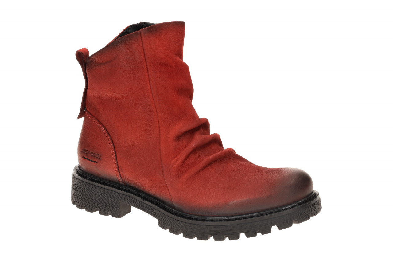 Josef Seibel Damen Stiefeletten 89433 MI094 400 Rot Bequeme Blockabsatz Schuhe 1 Josef Seibel Damen Stiefeletten 89433 MI094 400 Rot Bequeme Blockabsatz Schuhe
