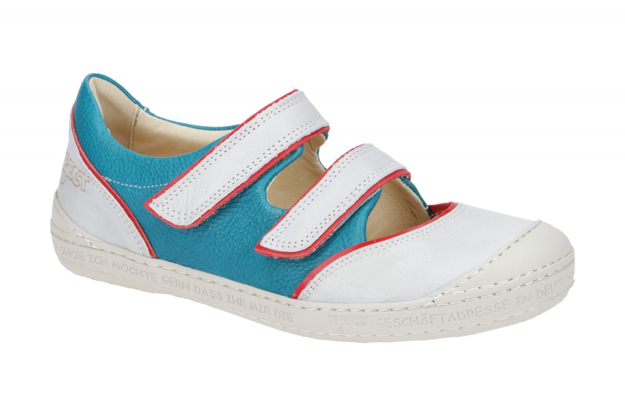Eject 20954.001 DASS Damenschuhe Wei? Rot Blau Slipper Gummisohle Klettversch... 1 Eject 20954.001 DASS Damenschuhe Wei? Rot Blau Slipper Gummisohle Klettversch...