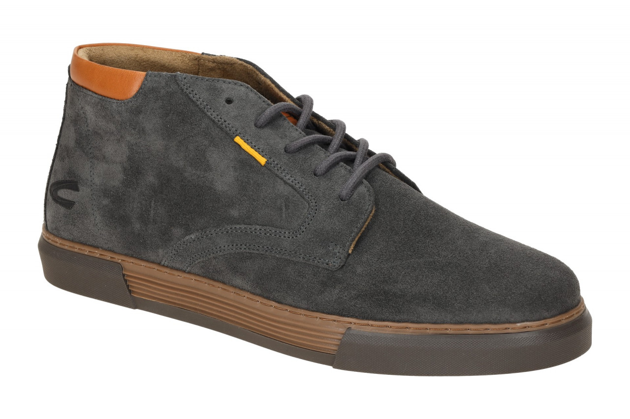 camel active 53BL801-201220 BAYLAND Herren Mid Cut Sneaker Grau - dk grey Ech... 1 camel active 53BL801-201220 BAYLAND Herren Mid Cut Sneaker Grau - dk grey Ech...