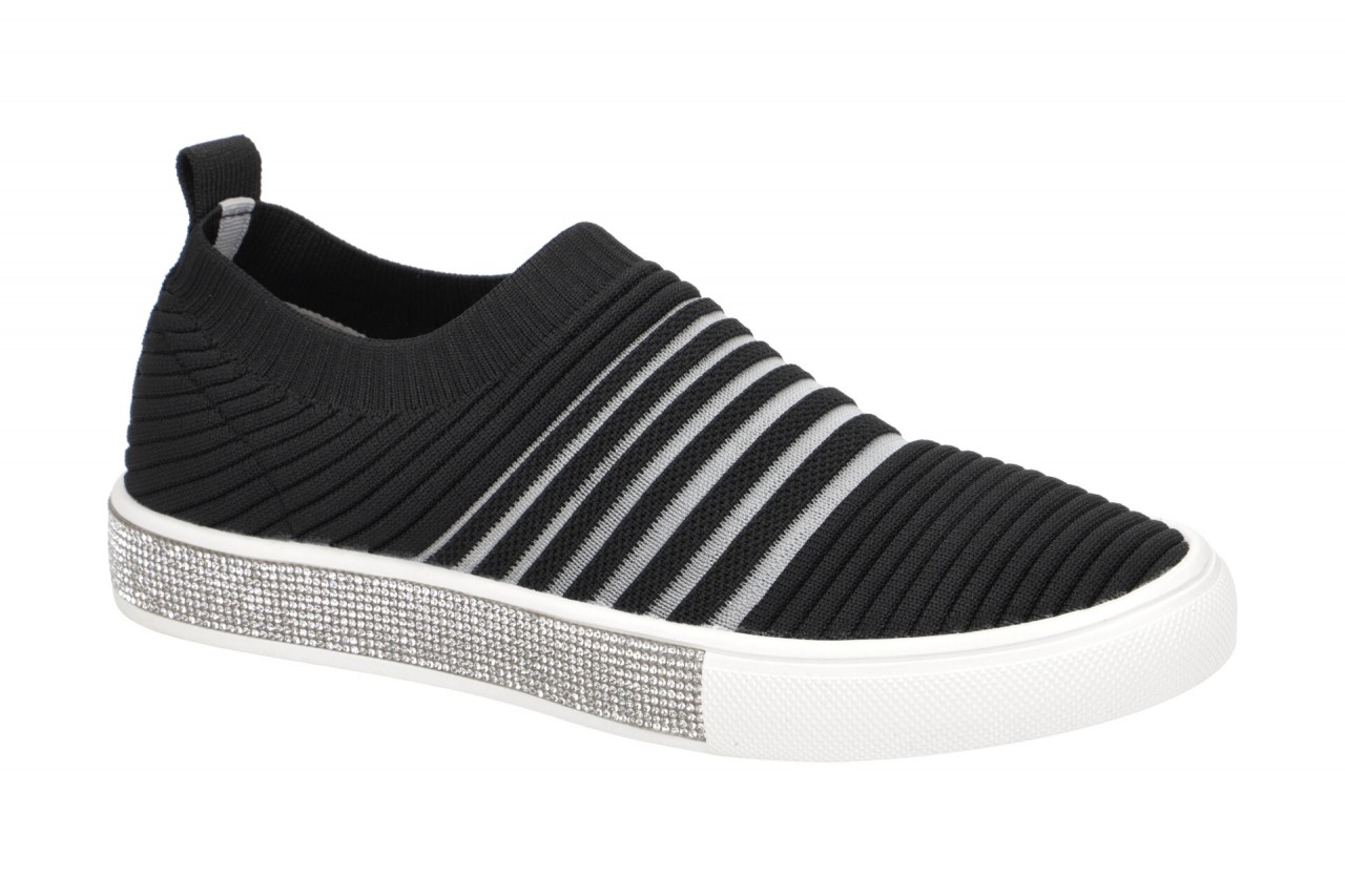 Bernie Mev. Damenschuhe BM Iris Slipper schwarz black crystal Glitzer Memory ... 1 Bernie Mev. Damenschuhe BM Iris Slipper schwarz black crystal Glitzer Memory ...