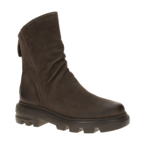 Paul Green Damen Stiefeletten 8253 in mocca Braun - Echtleder, Blockabsatz