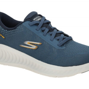 Skechers 216375 NVY Herren Slipper blau navy Air-cooled Memory Foam GOGA MAT