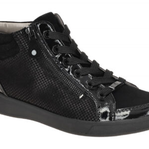 ara 12-24499 31 ROM-ST-HIGH-SOFT Damenschuhe Schwarz - bequeme Schn?r-Halbschuhe
