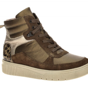 Waldl?ufer Damen Stiefeletten 610801 K-SANSA Braun Wood/Nuba/Bronce Bequeme ?...