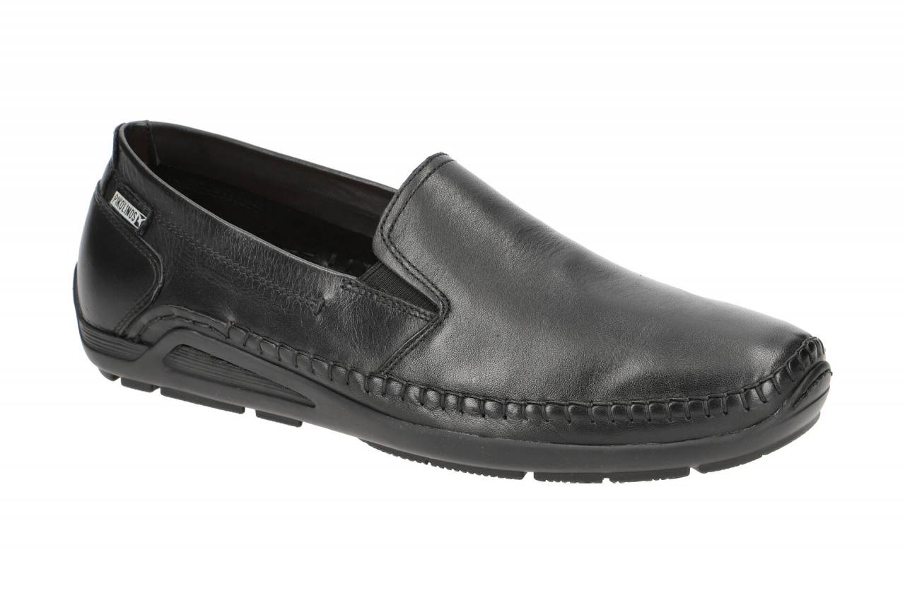 Pikolinos 06H-5303 black Azores Herren Slipper Echtleder schwarz bequem 1 Pikolinos 06H-5303 black Azores Herren Slipper Echtleder schwarz bequem