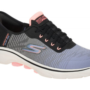 Skechers 125250 BKMT GO WALK 7 - ADEL Damen Halbschuhe lila/black/multi atmun...