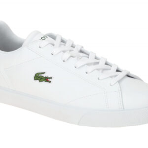 Lacoste Herren Sneaker LEROND SET wei?/gr?n, Glattleder/Synthetik