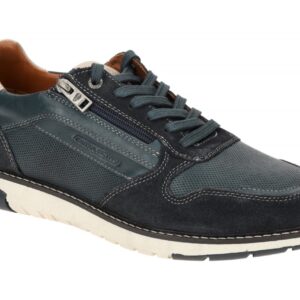 camel active 54PT002-201665 Herren Sneakers PATH navy/white Echtleder Fu?bett...