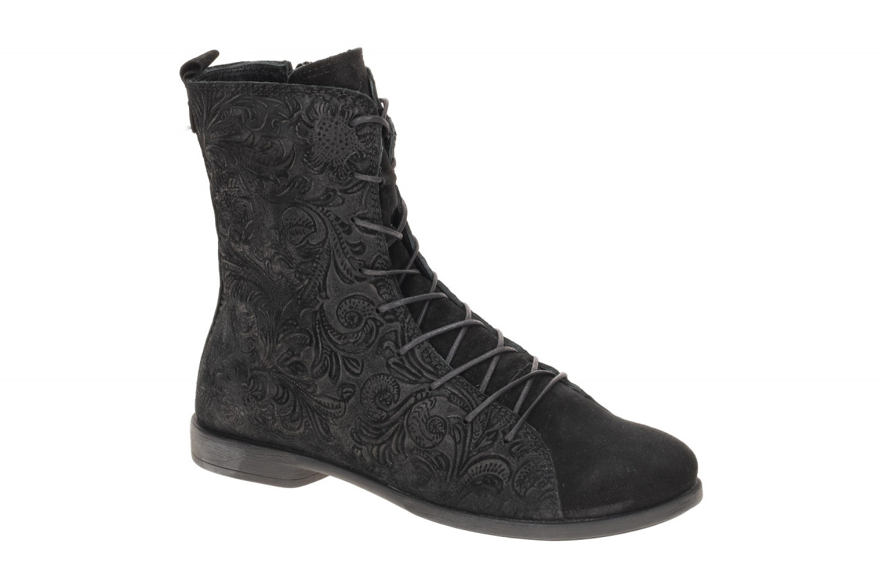 Think 1027 Schwarz Damenschuhe Stiefeletten AGRAT Gummisohle Blockabsatz 1 Think 1027 Schwarz Damenschuhe Stiefeletten AGRAT Gummisohle Blockabsatz