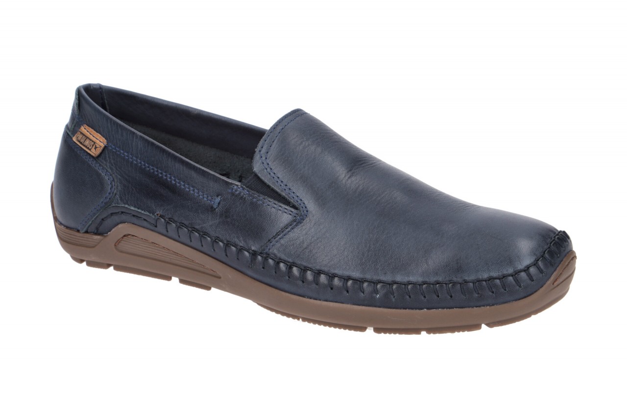 Pikolinos 06H-5303 blue Azores Herren Slipper blau Echtleder Gummisohle 1 Pikolinos 06H-5303 blue Azores Herren Slipper blau Echtleder Gummisohle