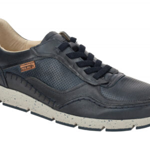 Pikolinos M4U-6312 Blue Herren Slipper Fuencarral Echtleder Bequeme Halbschuhe