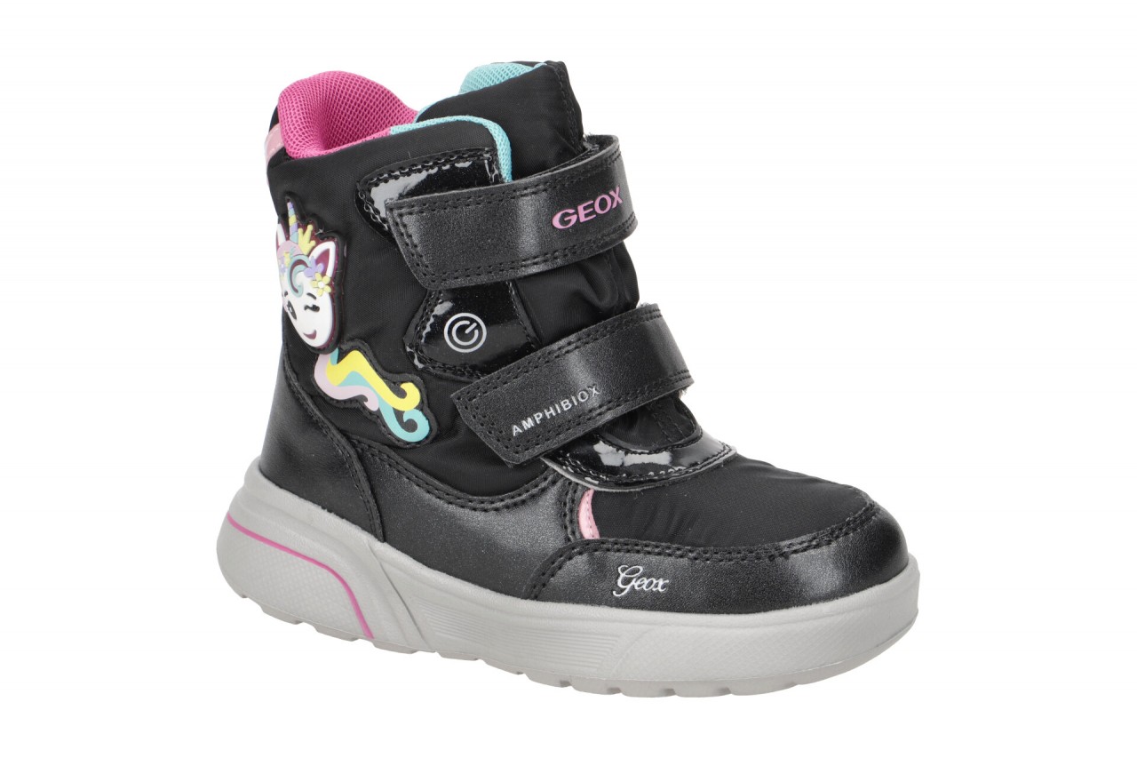 Geox J268AA SVEGGEN GIRL ABX M?dchen Klett Winter Stiefel Schwarz AMPHIBIOX 1 Geox J268AA SVEGGEN GIRL ABX M?dchen Klett Winter Stiefel Schwarz AMPHIBIOX