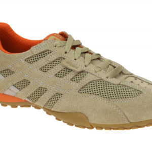 Geox Herren Sneaker U55MNA Beige Sand atmungsaktiv wasserdicht