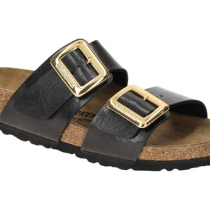 Birkenstock 1029457 BS Sydney_CB Schwarz Graceful Licorice Pantoletten mit Ec...