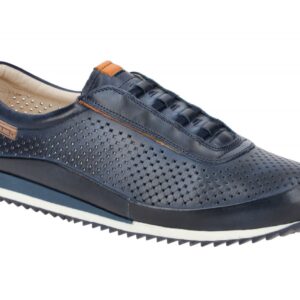 Pikolinos M2A-6252 Liverpool Herren Slipper blau Echtleder Gummisohle