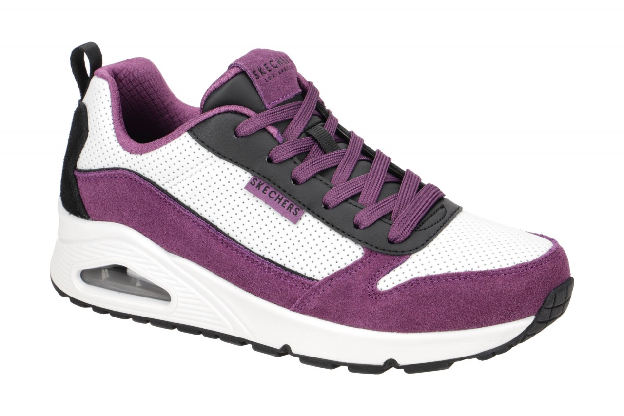 Skechers 177105 PRBK Damen Sportliche Halbschuhe Lila Schwarz Memory Foam 1 Skechers 177105 PRBK Damen Sportliche Halbschuhe Lila Schwarz Memory Foam