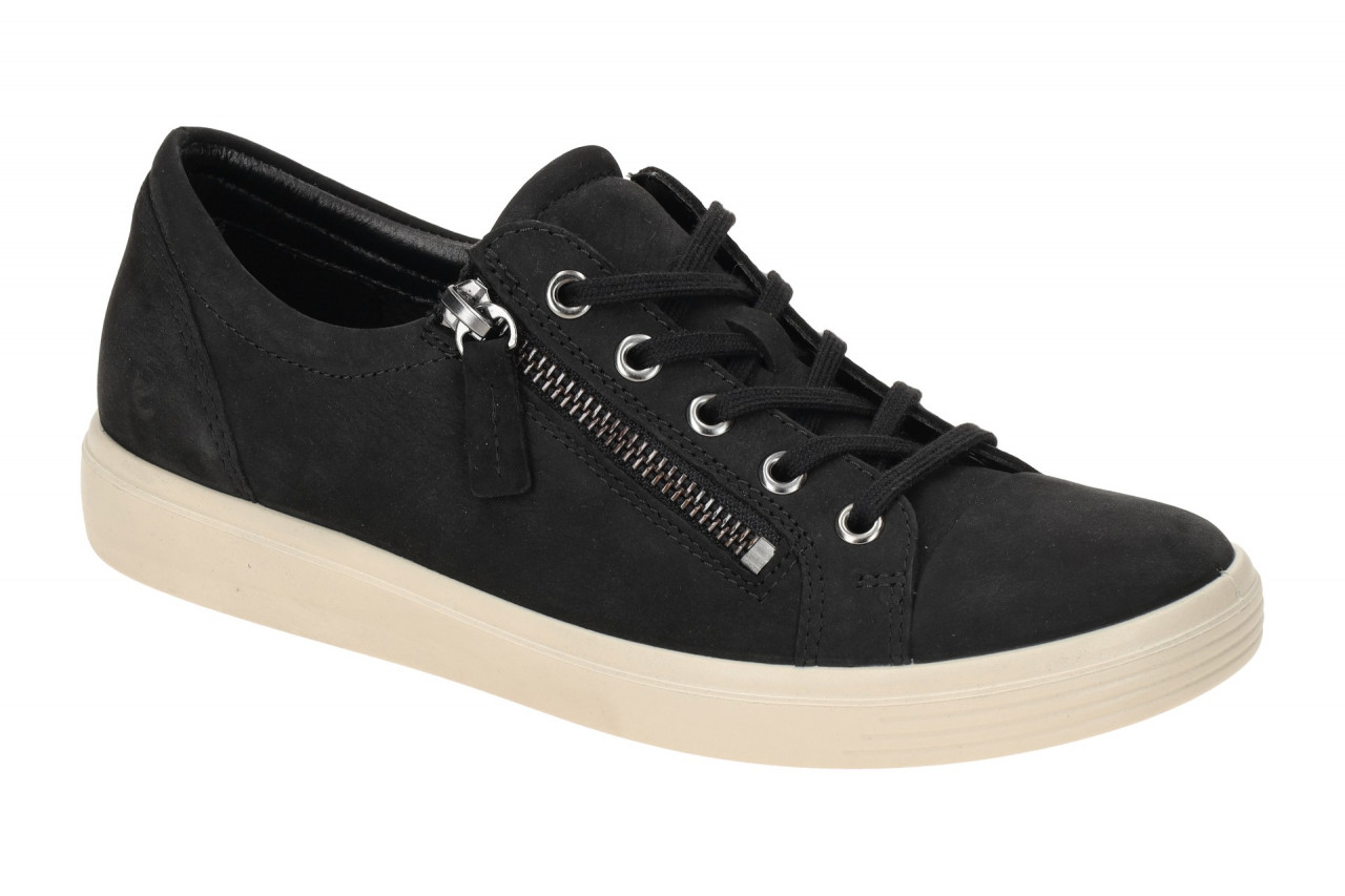 Ecco 218633 CLASSIC SNEAKER - WOMEN Schwarz Echtleder PU Sohle flexibel Schn?... 1 Ecco 218633 CLASSIC SNEAKER - WOMEN Schwarz Echtleder PU Sohle flexibel Schn?...