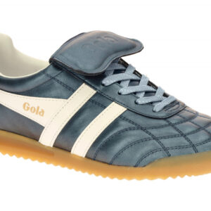 Gola CLB575EW STADIUM 86 Damen Sneaker blau/navy/off white Glattleder/Metallic