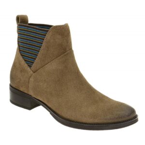 Geox Damen Stiefeletten D5490D MENDI Beige dk beige - Echtleder, wasserdicht ...