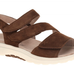 Gabor 86.813.44 ROLLINGSOFT Damen Sandale cacao braun Keilabsatz Klettverschluss
