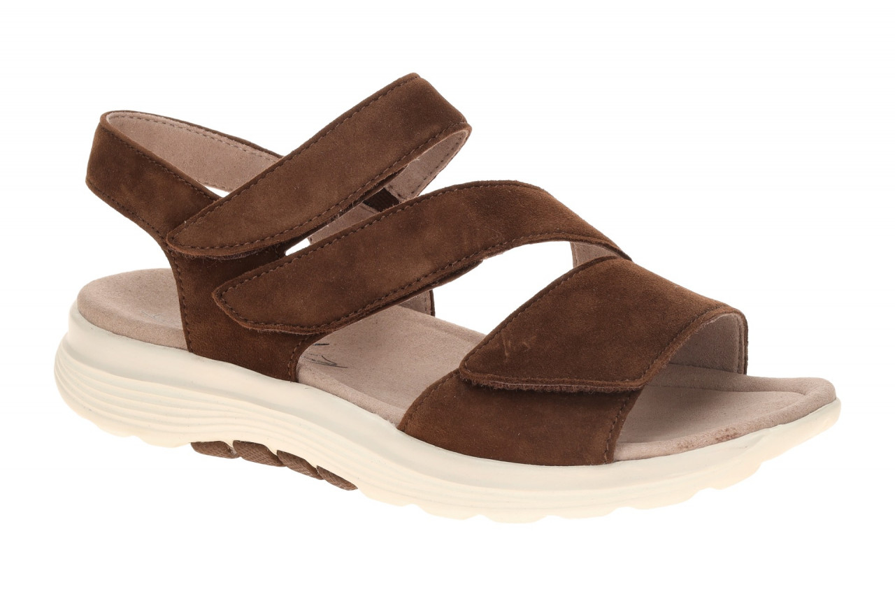 Gabor 86.813.44 ROLLINGSOFT Damen Sandale cacao braun Keilabsatz Klettverschluss 1 Gabor 86.813.44 ROLLINGSOFT Damen Sandale cacao braun Keilabsatz Klettverschluss