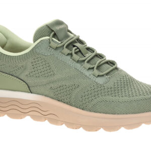 Geox D657MD 06KBC C3005 Damenschuhe- sportliche Slipper, Gr?n-Olive, Memory Foam