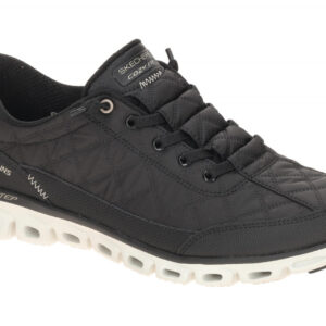 Skechers 104556 BKNT GLIDE STEP - AT EASE Schwarz Halbschuhe, Slip-Ins Sneakers