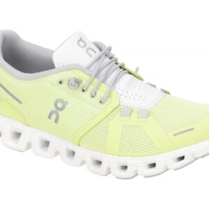 ON Cloud 5 Damen Sportschuhe Sneaker gelb hay/frost leicht flexibel atmungsaktiv