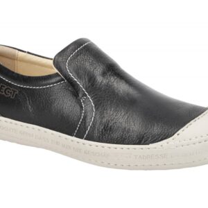 Eject 19973.002 DASS Herren Slipper Schwarz Echtleder Gummisohle Wechselfu?bett