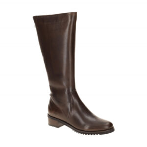 Everybody 11657U3254 GL354 Brisa Damenstiefel - dunkelbraun Glattleder Knieho...