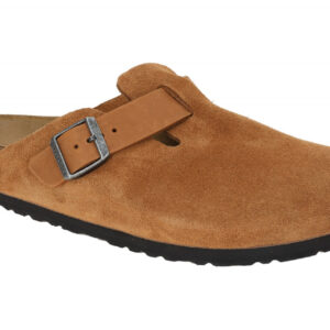 Birkenstock Boston BS 1029220 Pantolette Herren cognac Echtleder bequem flexibel