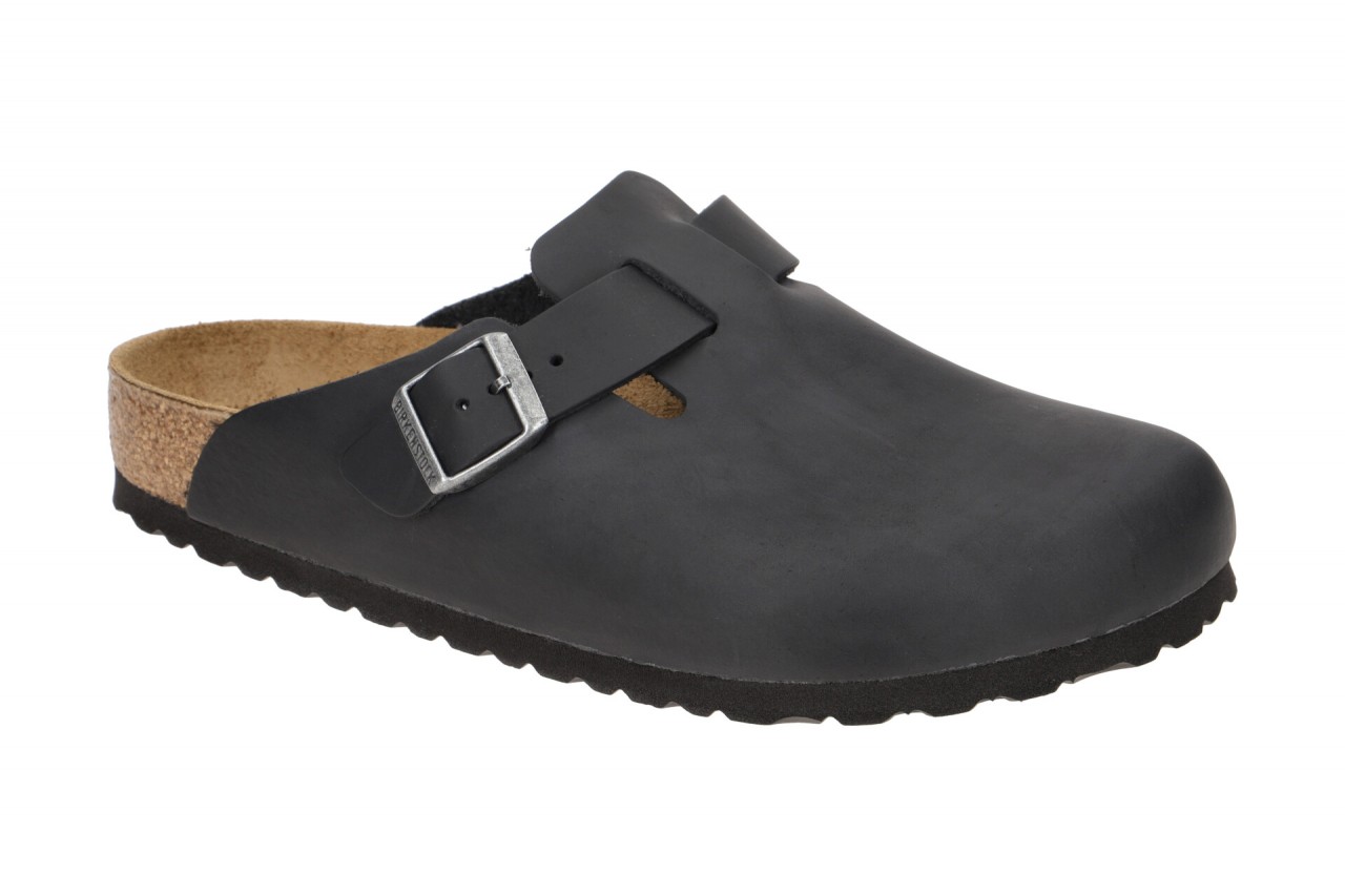Birkenstock 59461 BS Boston UNISEX Pantoletten -Clogs Schwarz Anatomisches Ko... 1 Birkenstock 59461 BS Boston UNISEX Pantoletten -Clogs Schwarz Anatomisches Ko...