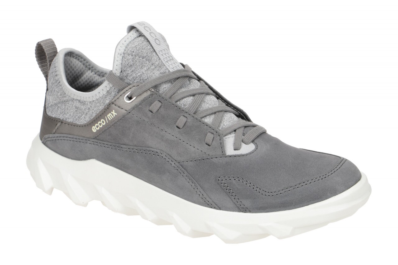 Ecco 82018360409 MX WOMEN LOW Damen Sneaker Grau Steel Concrete PU Laufsohle 1 Ecco 82018360409 MX WOMEN LOW Damen Sneaker Grau Steel Concrete PU Laufsohle