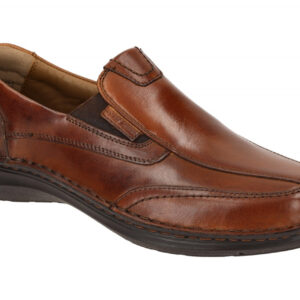 Josef Seibel Herren Slipper 44967 in braun-cognac Echtleder-Komfort Fu?bett