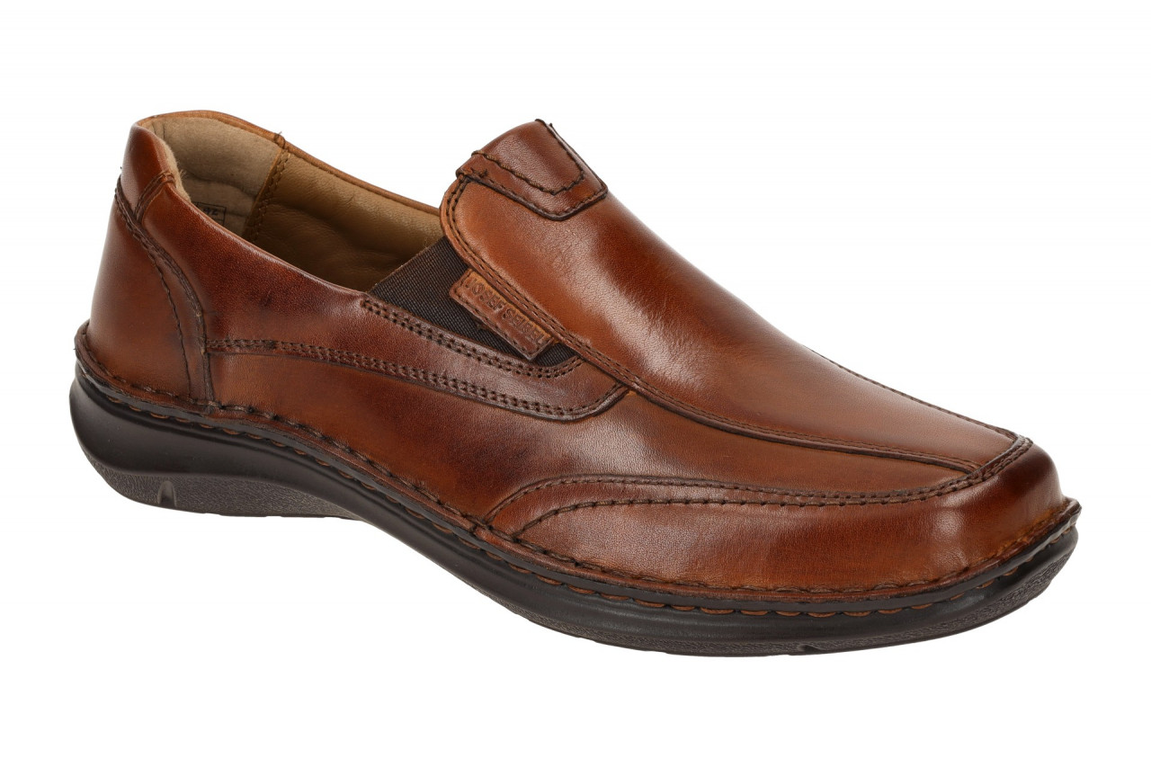 Josef Seibel Herren Slipper 44967 in braun-cognac Echtleder-Komfort Fu?bett 1 Josef Seibel Herren Slipper 44967 in braun-cognac Echtleder-Komfort Fu?bett