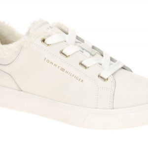Tommy Hilfiger Damen Sneaker FW08824 YBL ecru Warmfutter Gummisohle